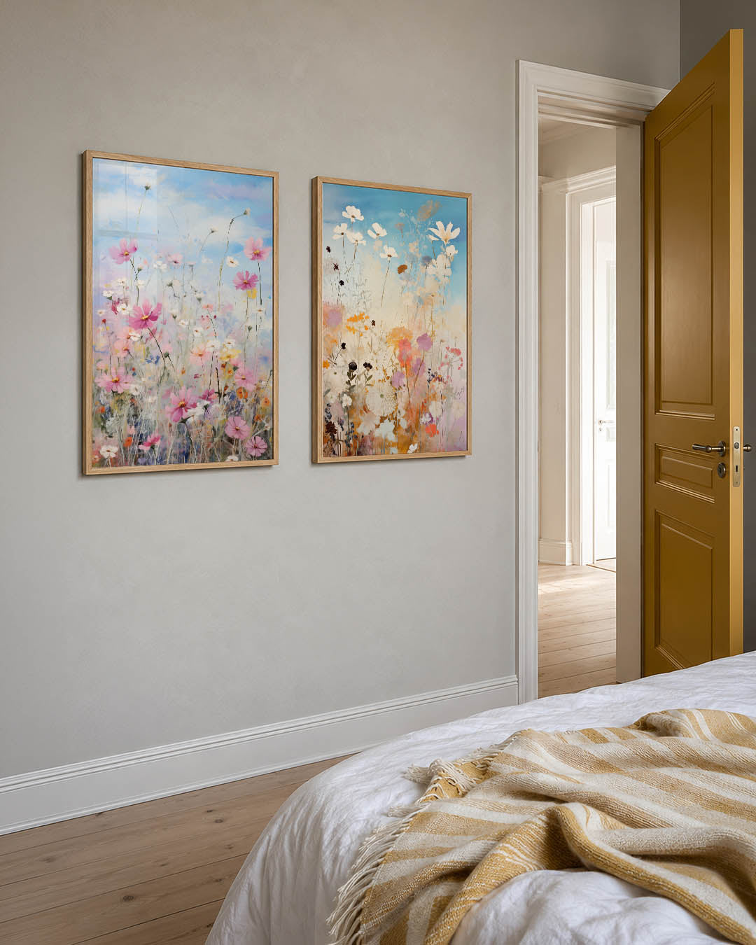 Bloemen en hemel Posterset