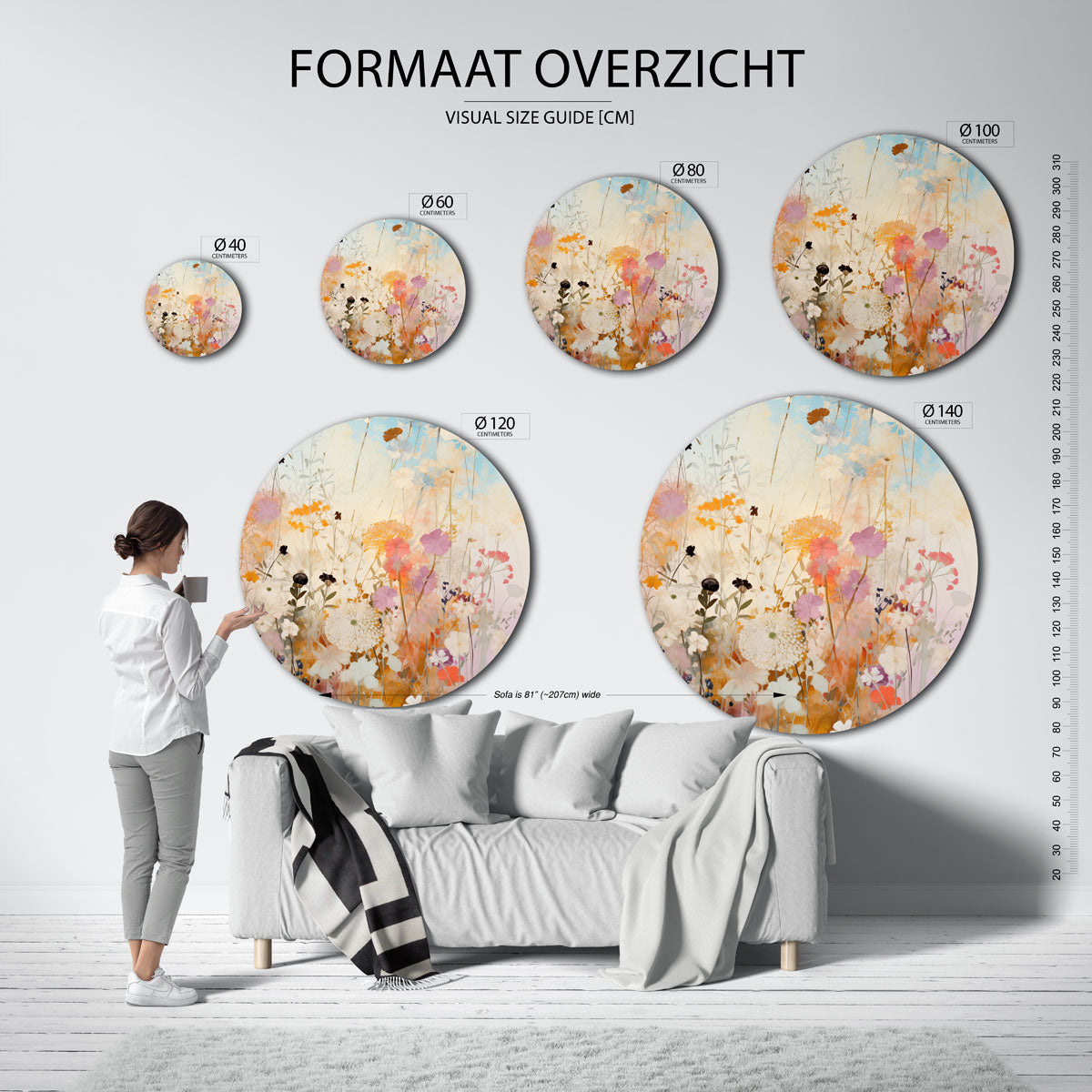 Bloemenpracht Muurcirkel