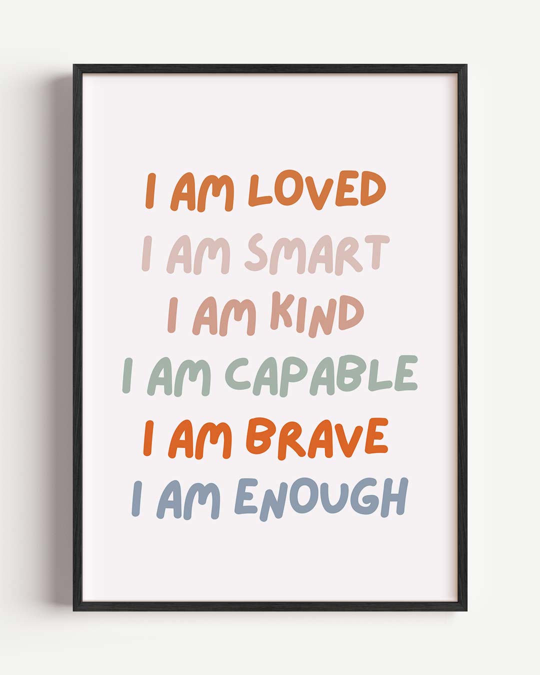 Inspirerende Dagelijkse Mantra Poster-WallArtistic