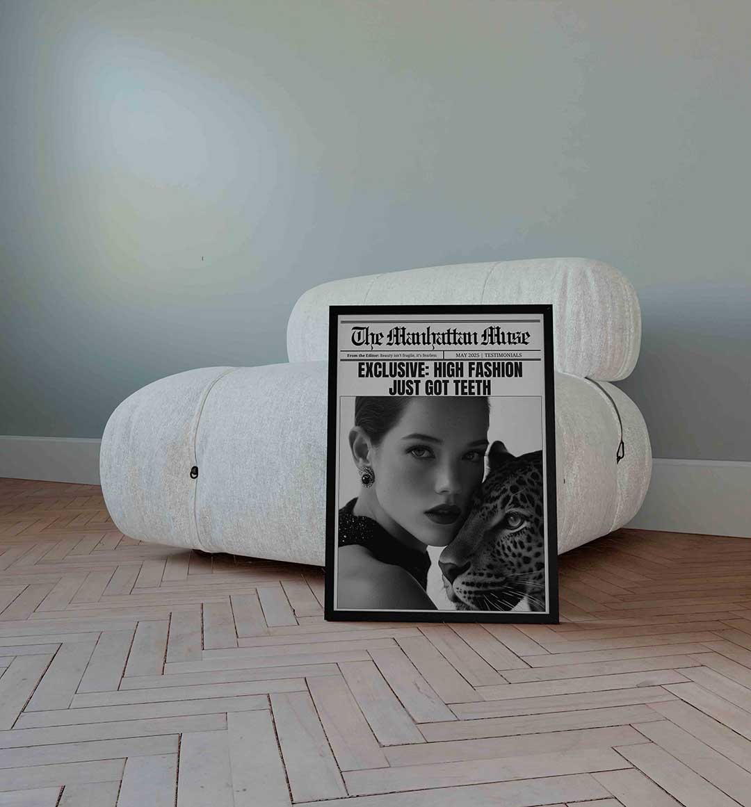 Mode en panter Poster