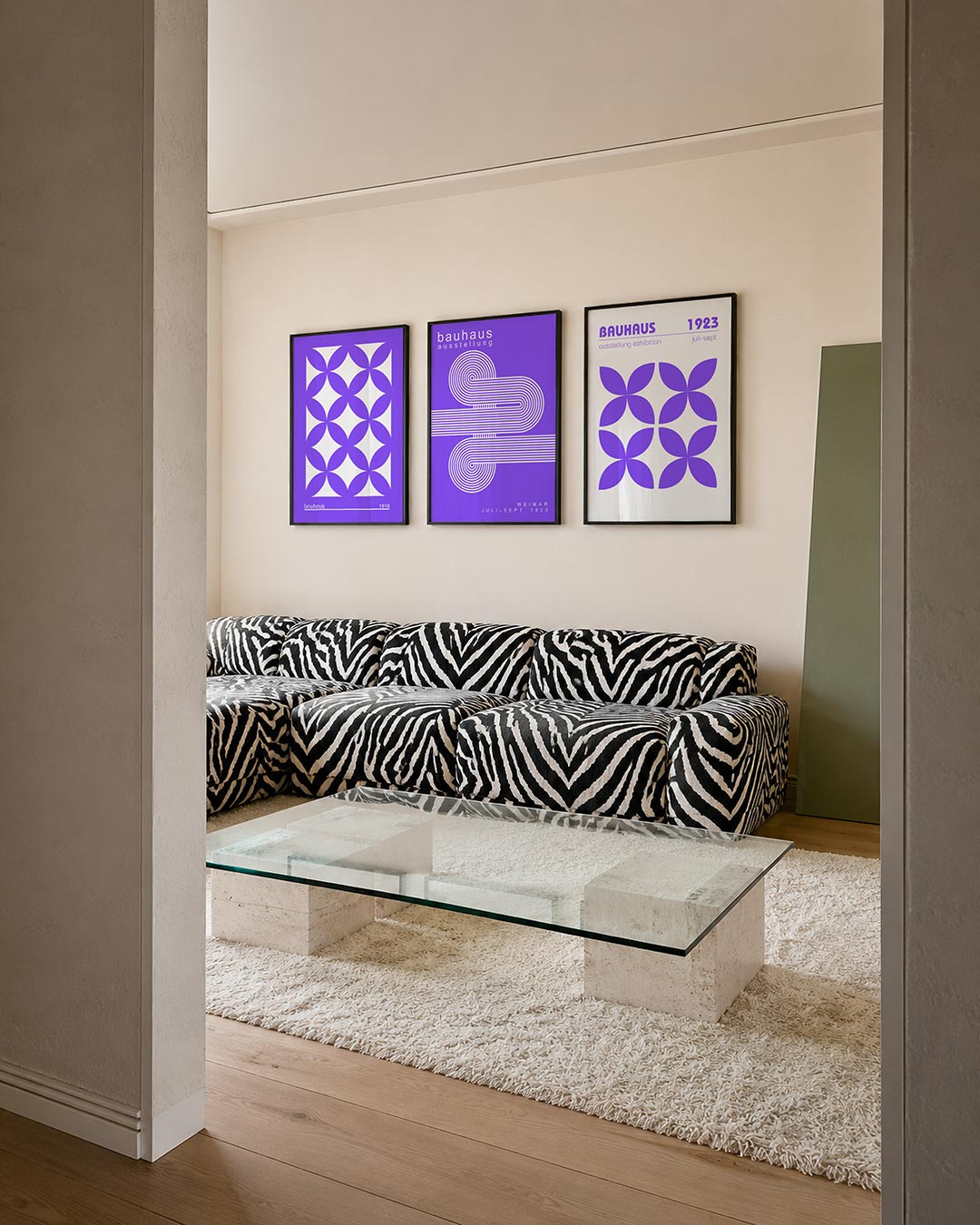 Vormritme en kleur Posterset