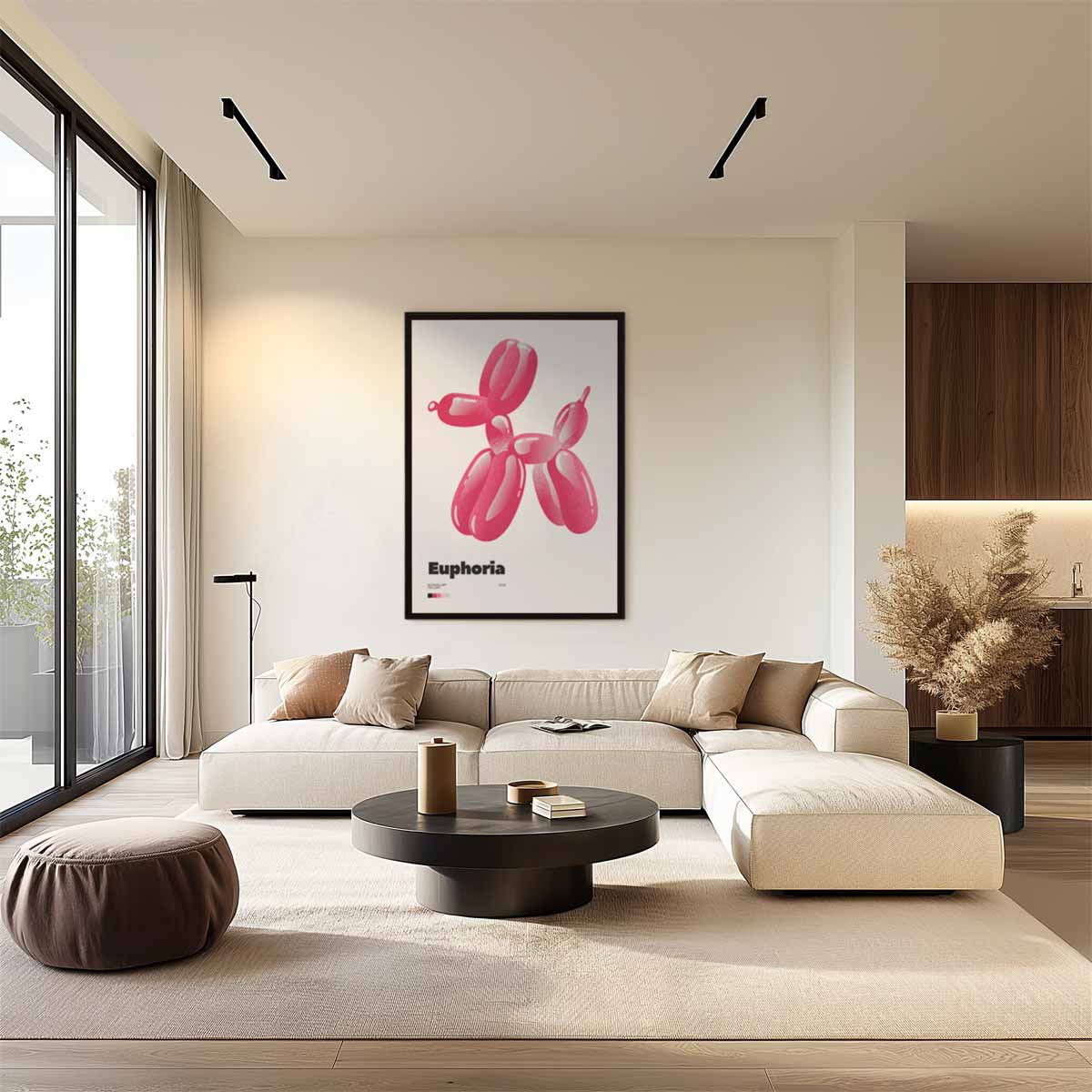 Speelse Euforie Kunstwerk-canvas-dibond-plexiglas-wanddecoratie-WallArtistic
