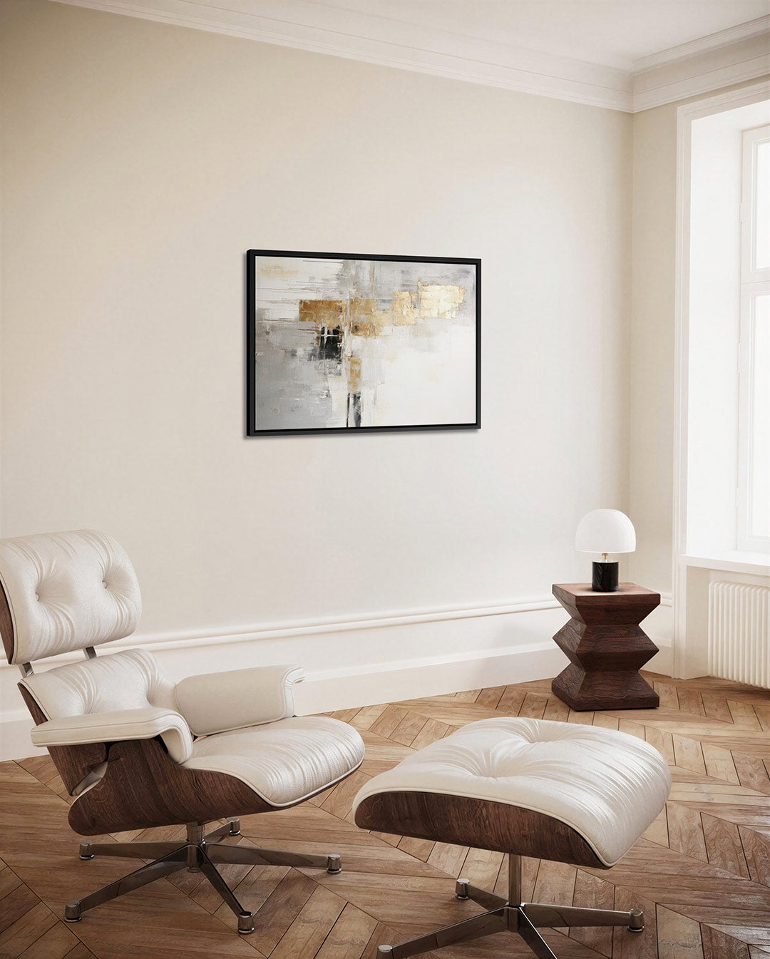 Gelaagde compositie Kunstwerk
