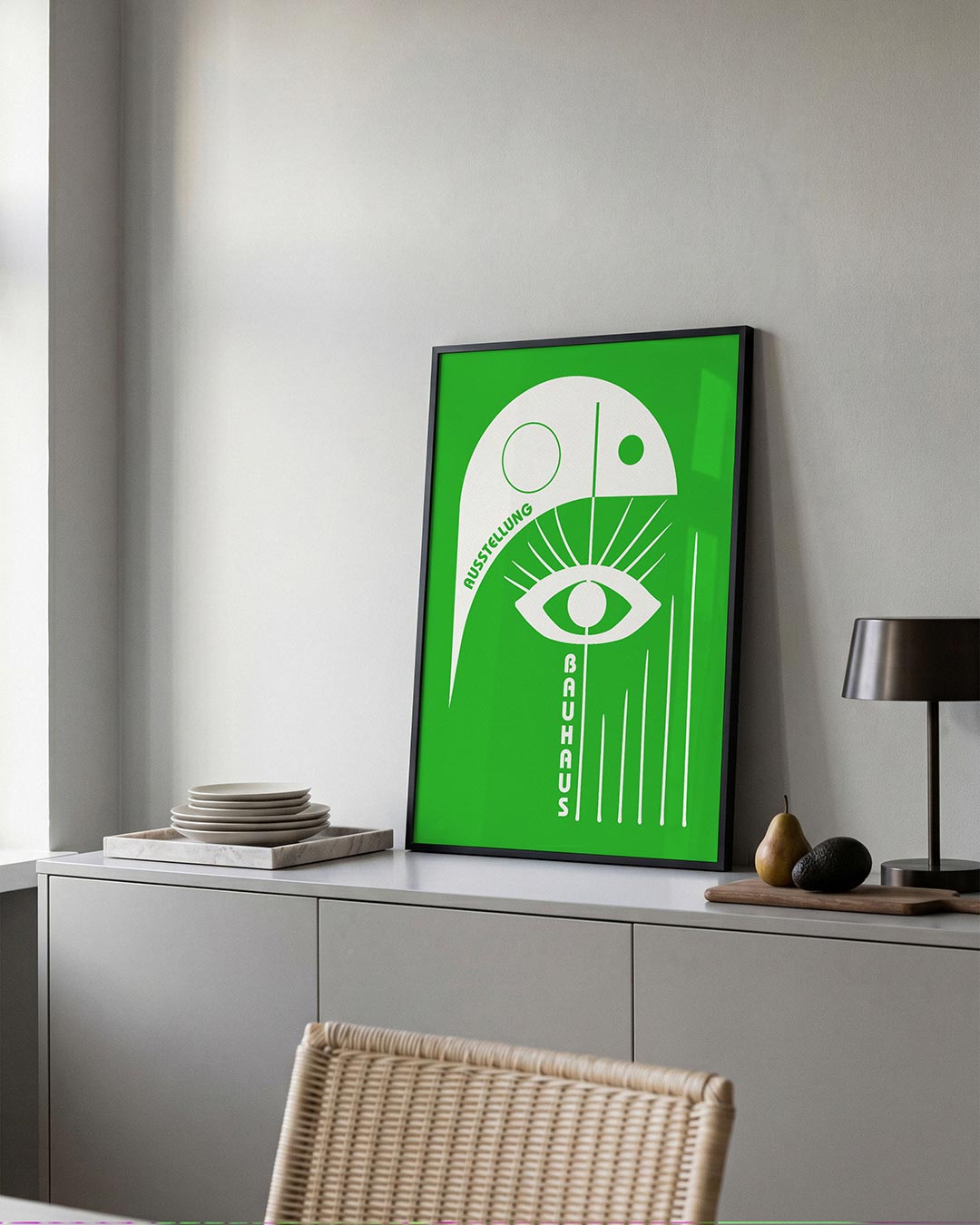Oog en lijnen Poster