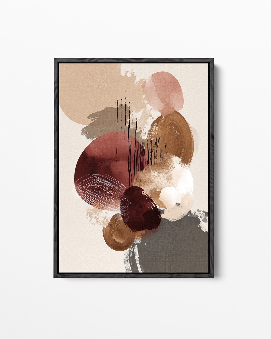 Organische vormen compositie Kunstwerk