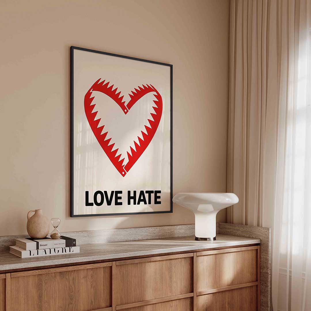 Love hate Poster
