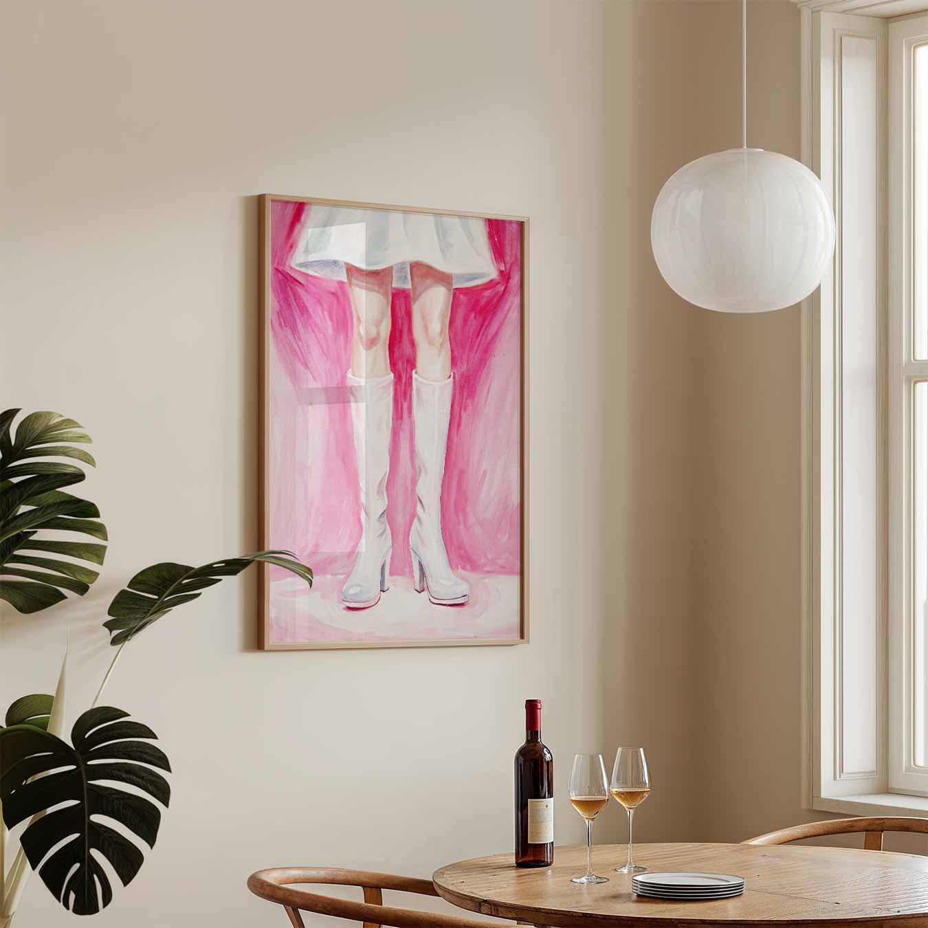 Stijlvolle Laarsjes Poster-WallArtistic