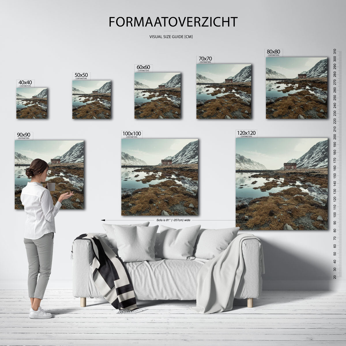 Berglandschap Kunstwerk