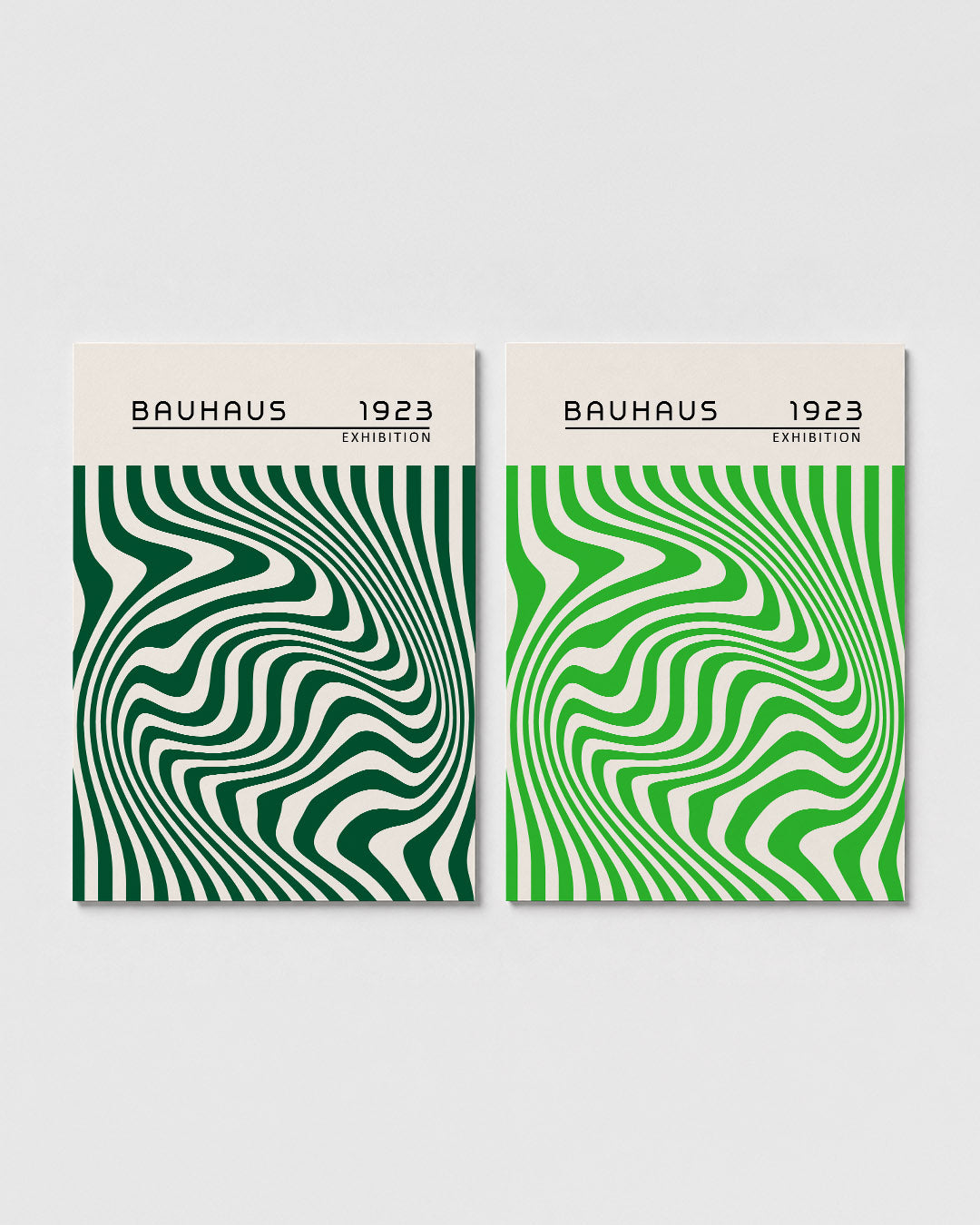 Golvend lijnenspel Posterset