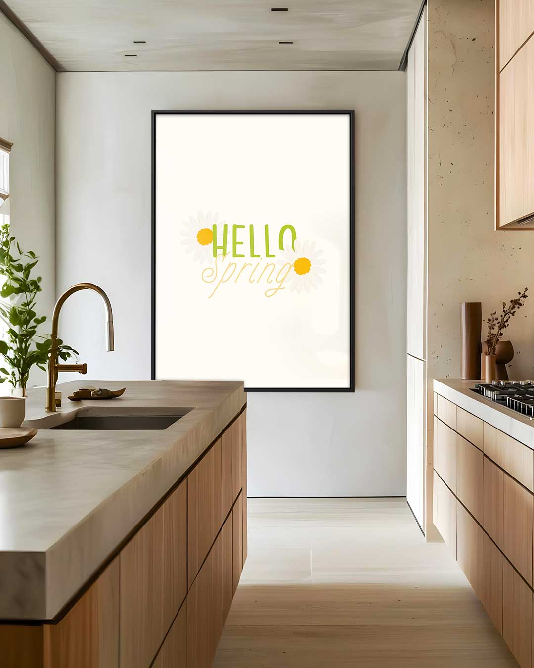 Vrolijk Voorjaar Wanddecoratie Kunstwerk-canvas-dibond-plexiglas-wanddecoratie-WallArtistic