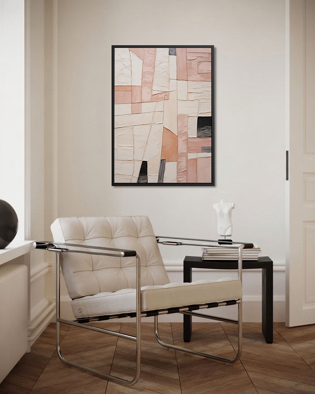 Geometrische vormen compositie Kunstwerk
