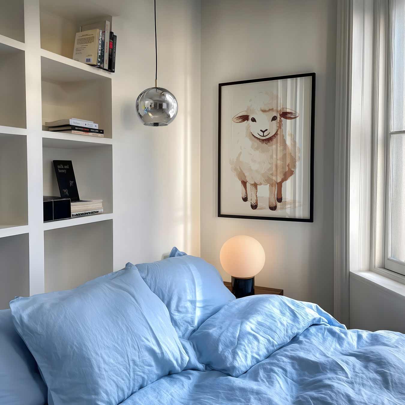 Schattige Lammetjesposter-WallArtistic
