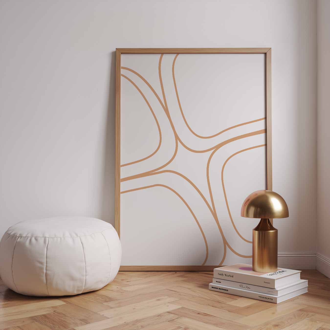 Minimalistische Abstracte Kunstposter-WallArtistic