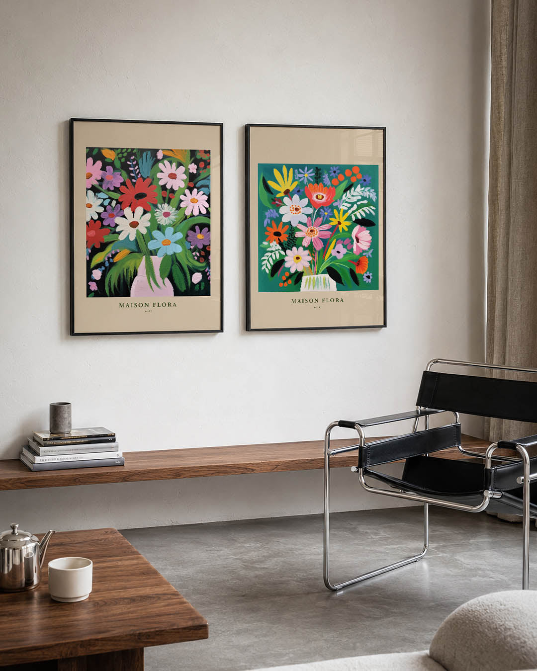 Bloemrijke kleurenpracht Posterset