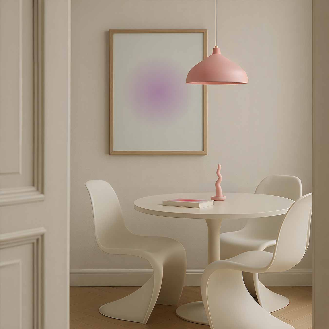 Dromerige Pastel Cirkel Poster-WallArtistic
