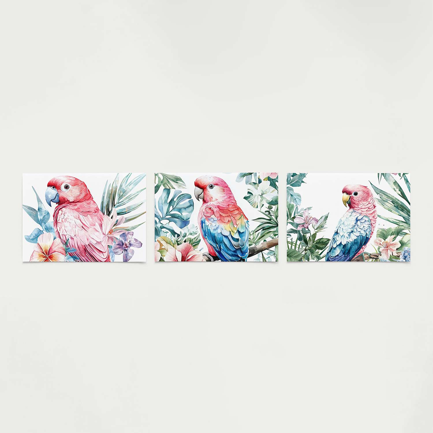 Tropische kleurenpracht Posterset
