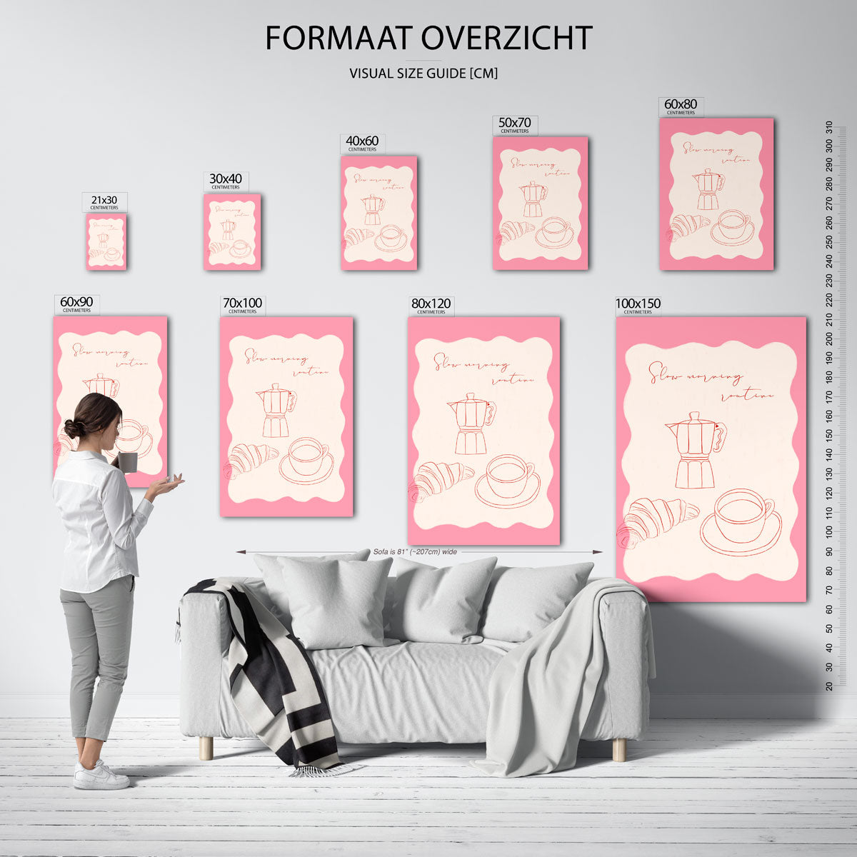 Slow morning routine Poster