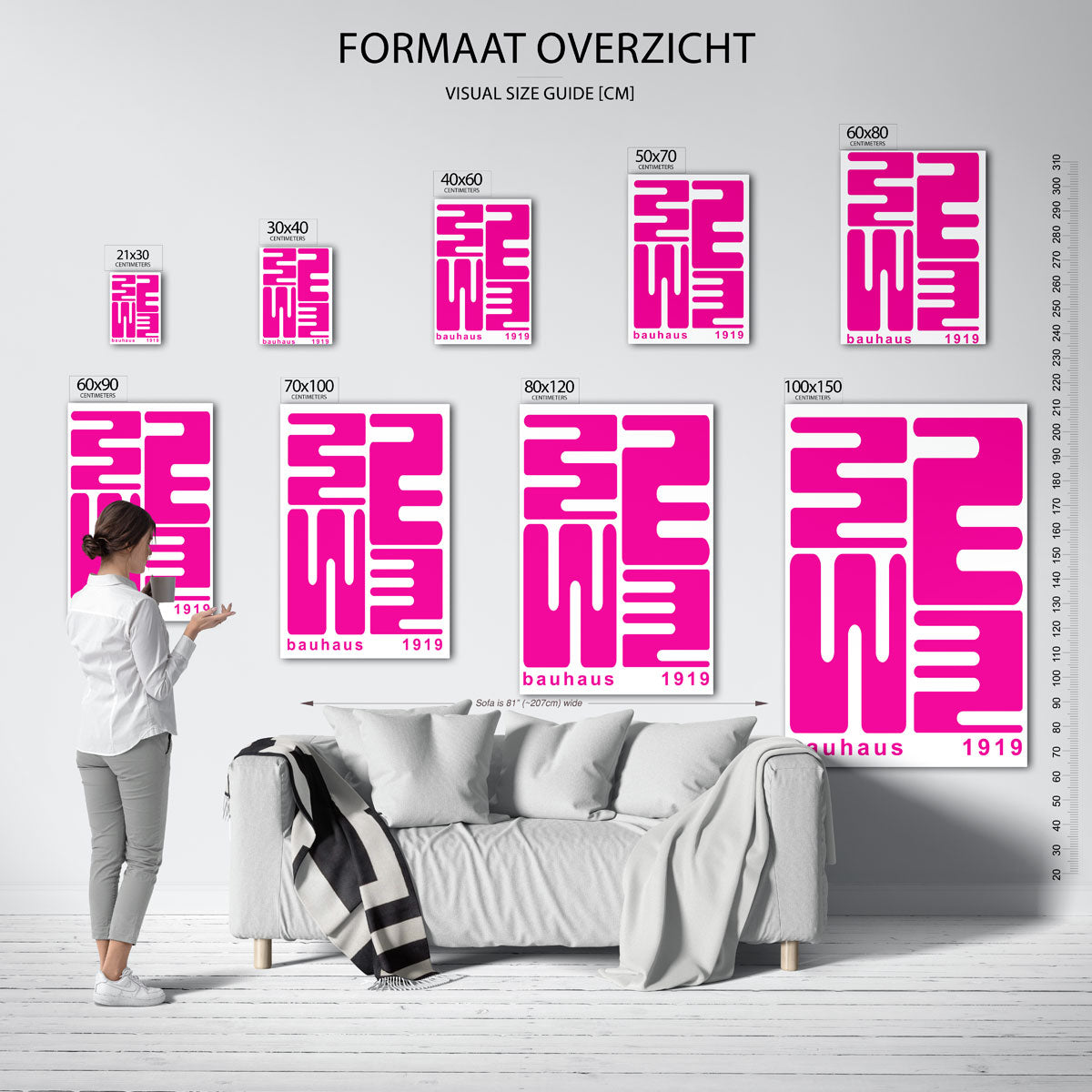 Vorm en kleur Poster