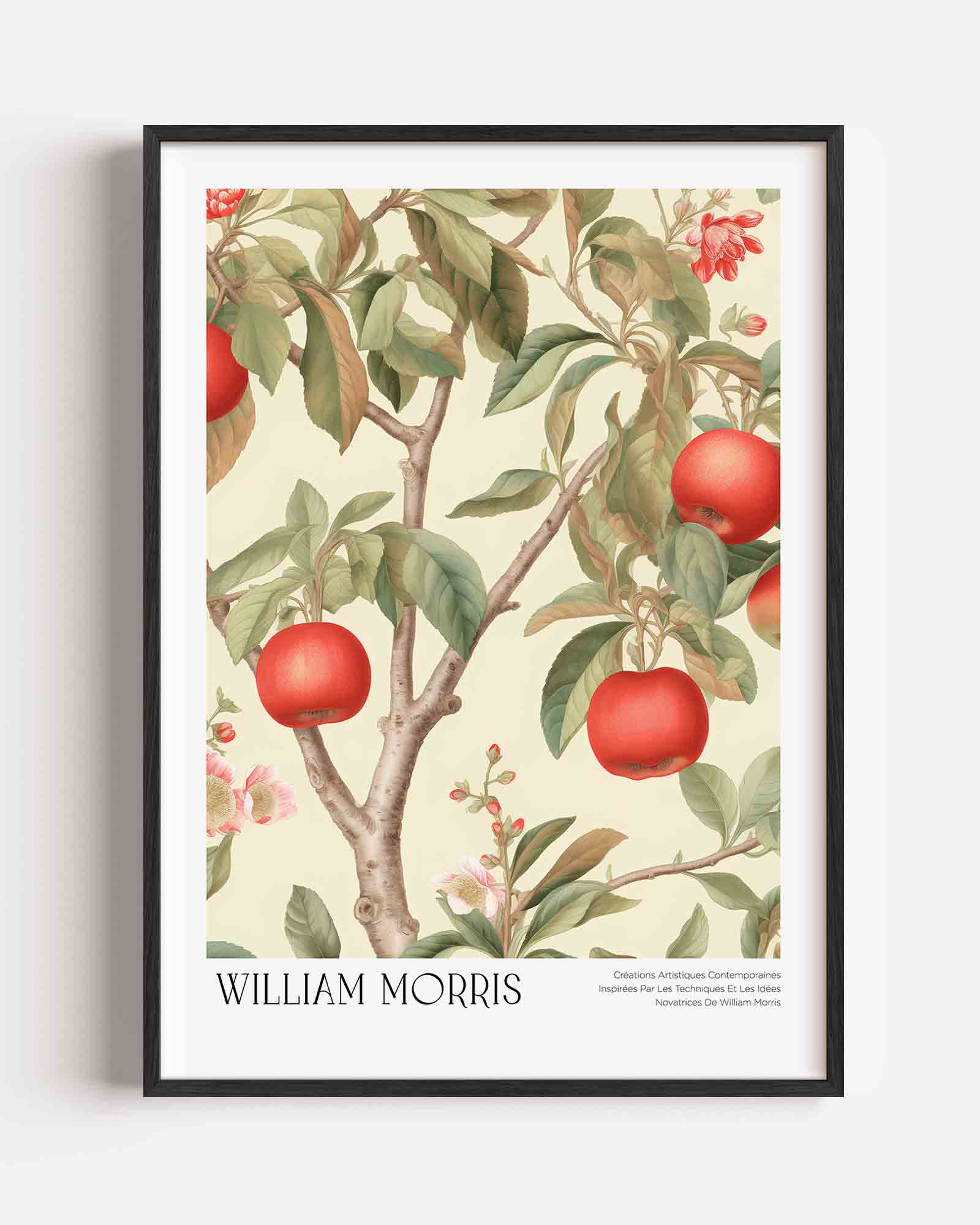 Appelboom en bloemen Poster