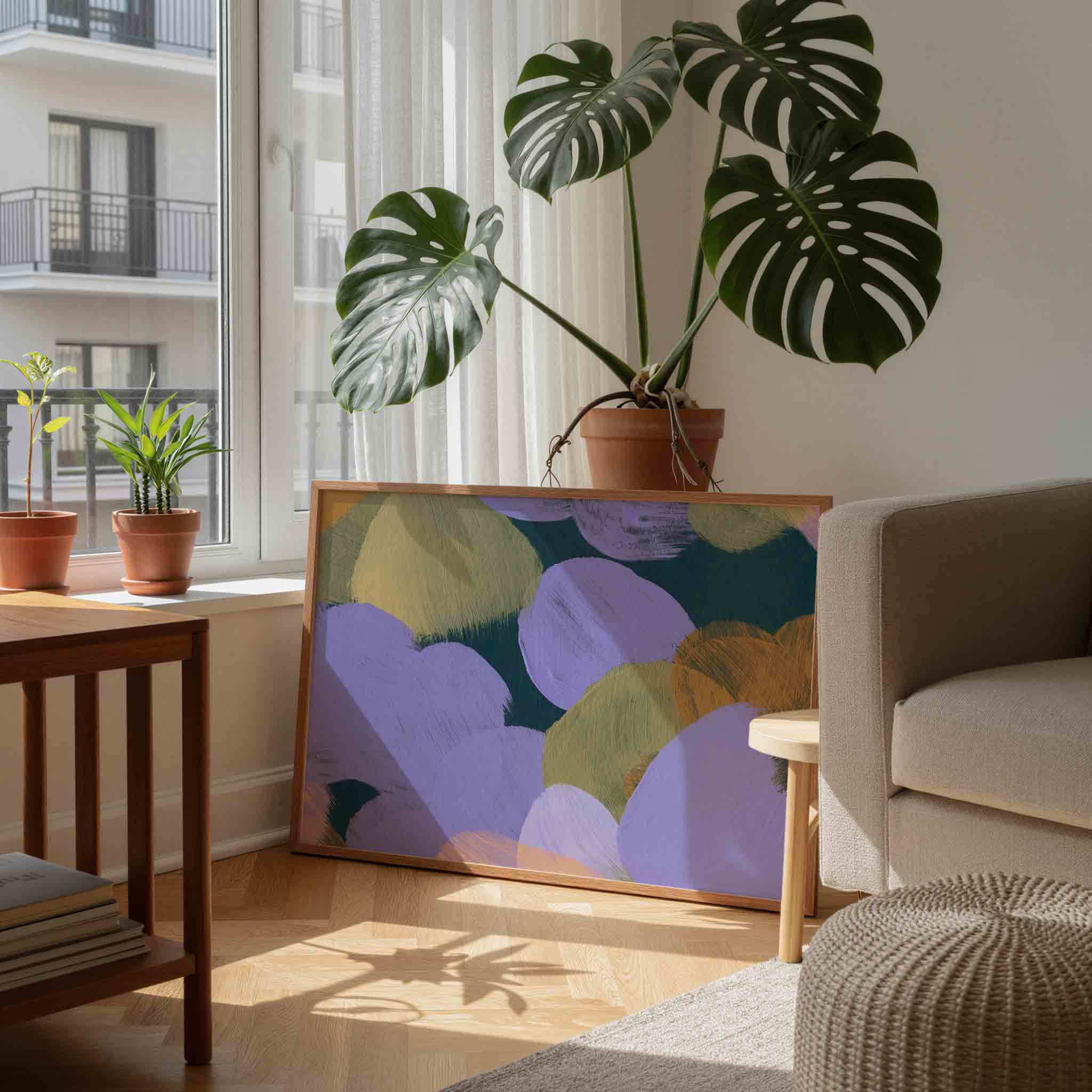 Abstracte vormen Poster