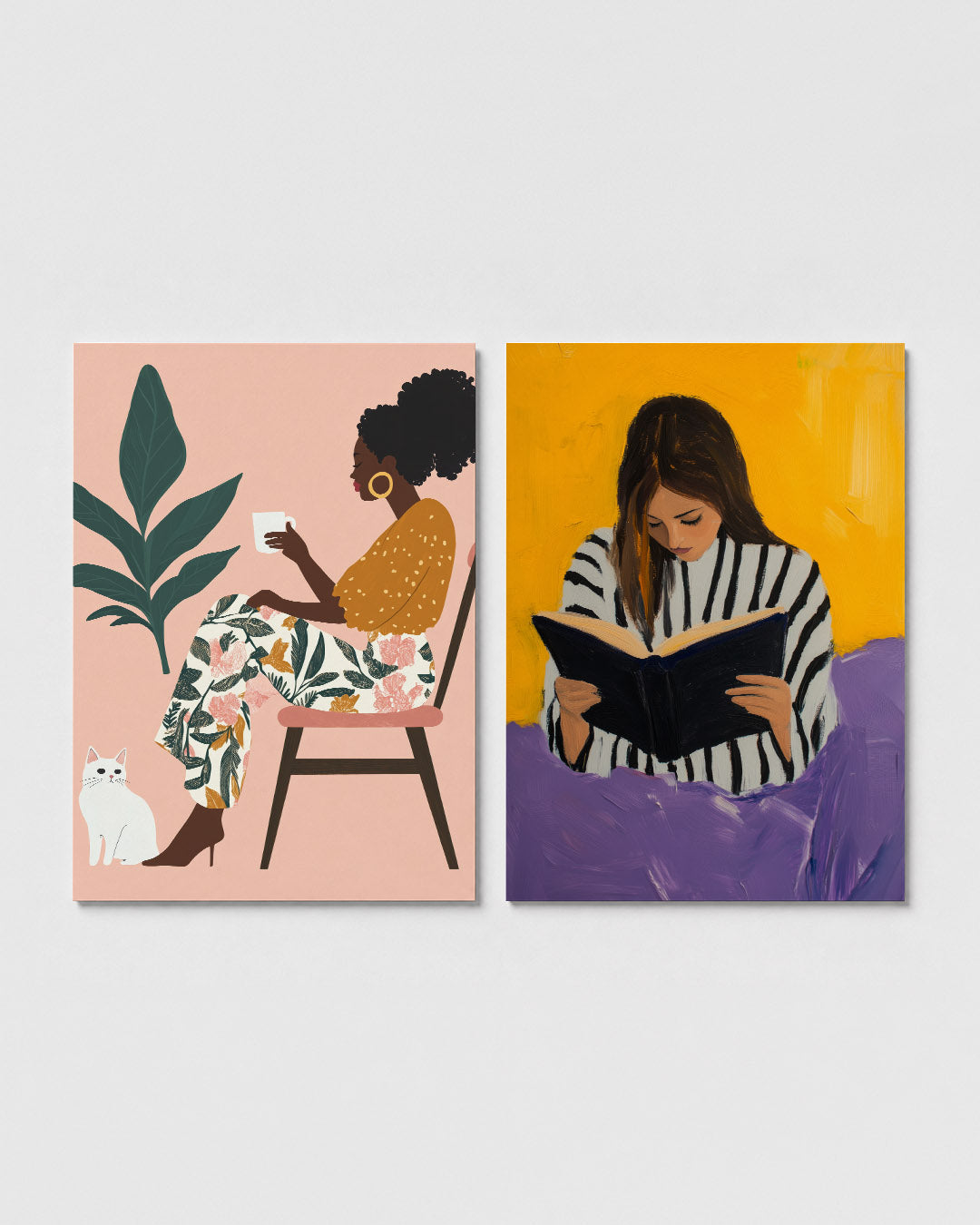 Vorm en kleurenspel Posterset