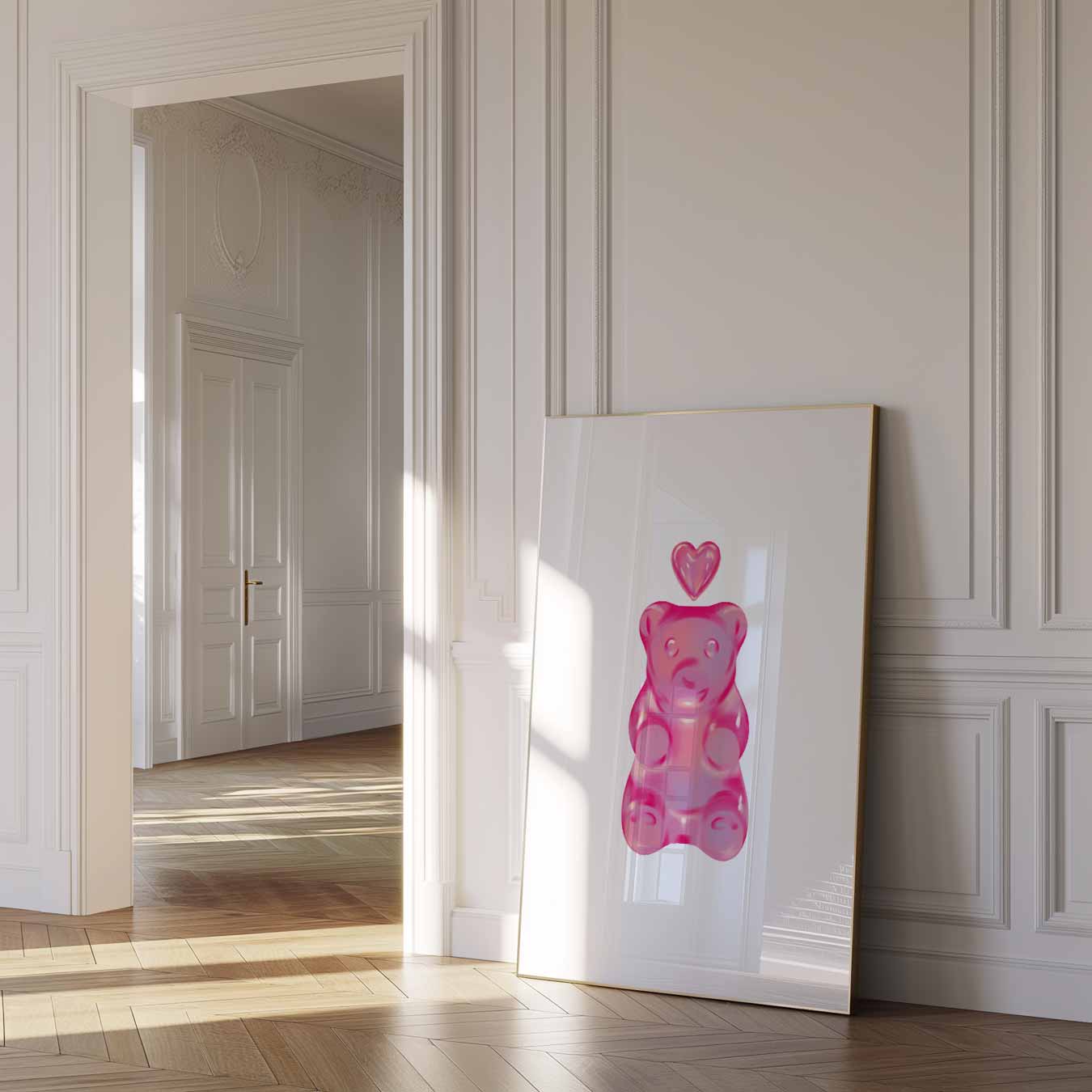 Schattige Gummybeer Poster-WallArtistic