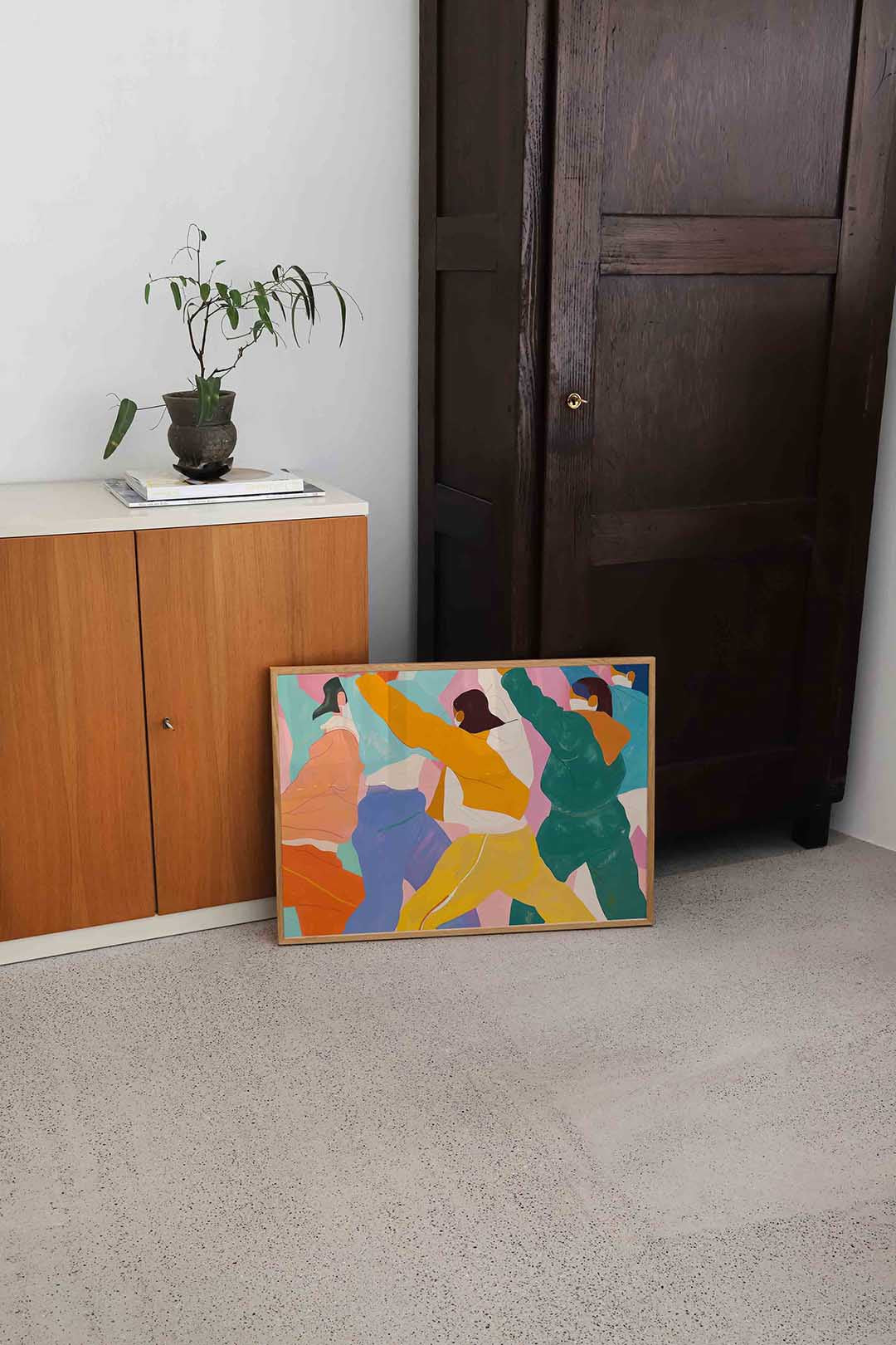 Dansende figuren Poster