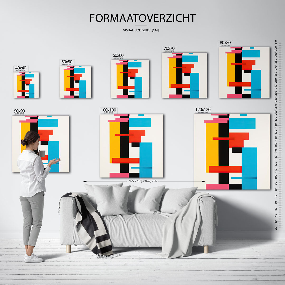 Geometrische vormen Poster
