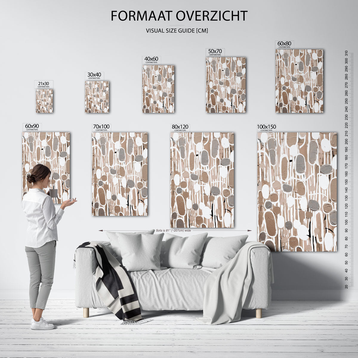 Abstracte vormen Poster