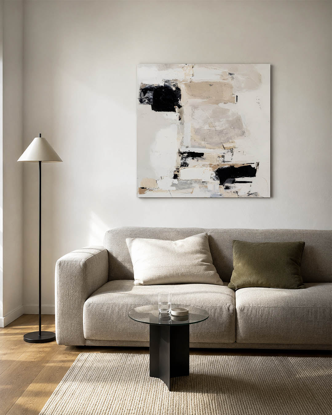 Geometrische compositie Kunstwerk