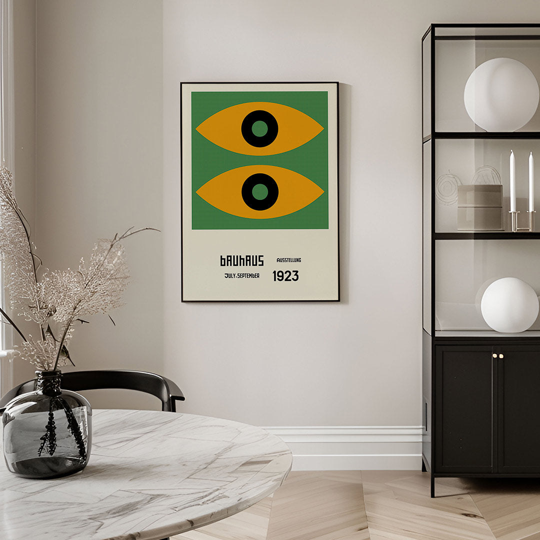 Oogvormen en kleur Poster