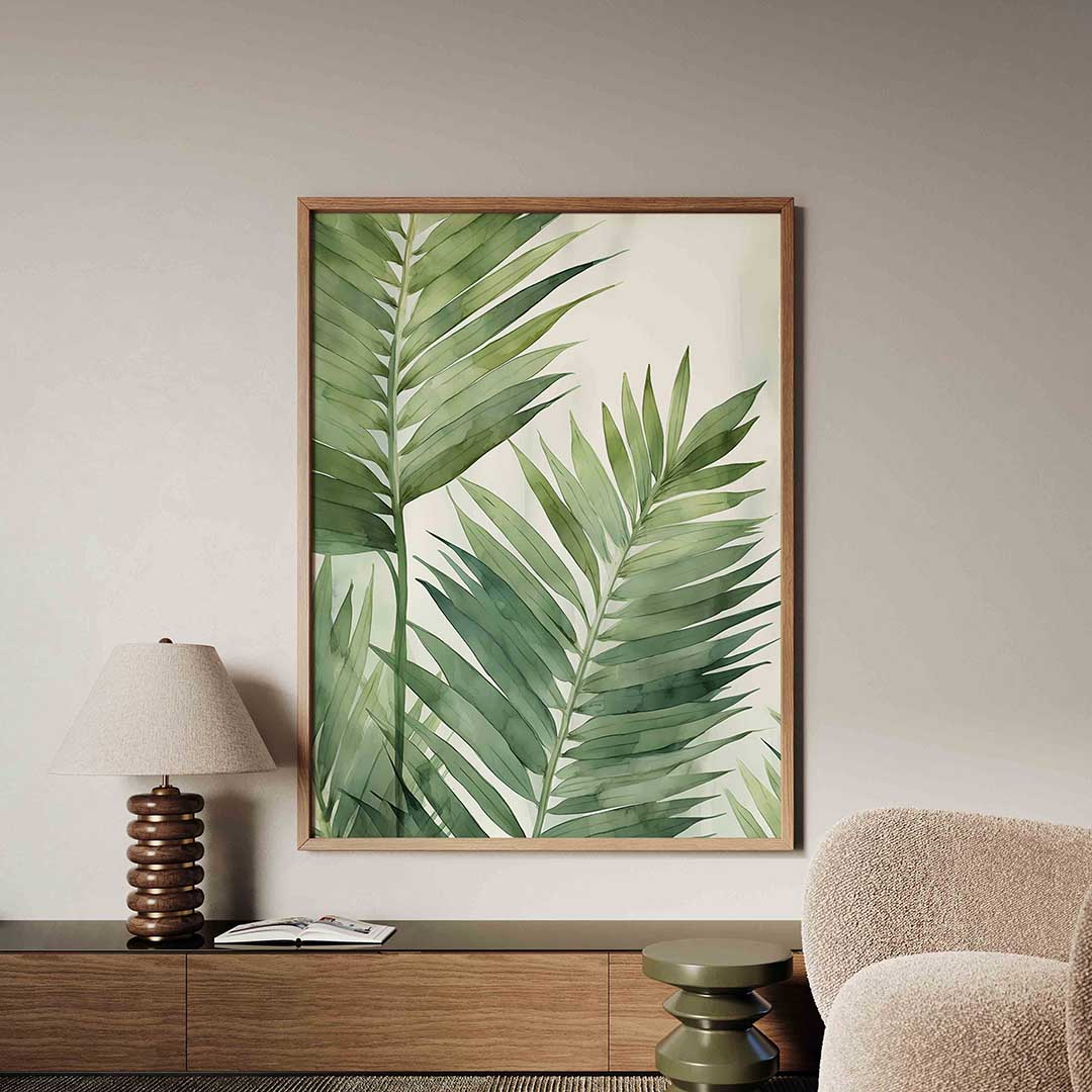 Groene bladeren Poster