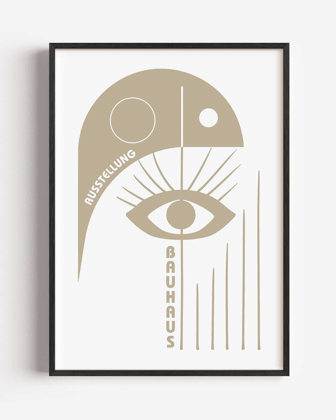 Oog en lijnen Poster