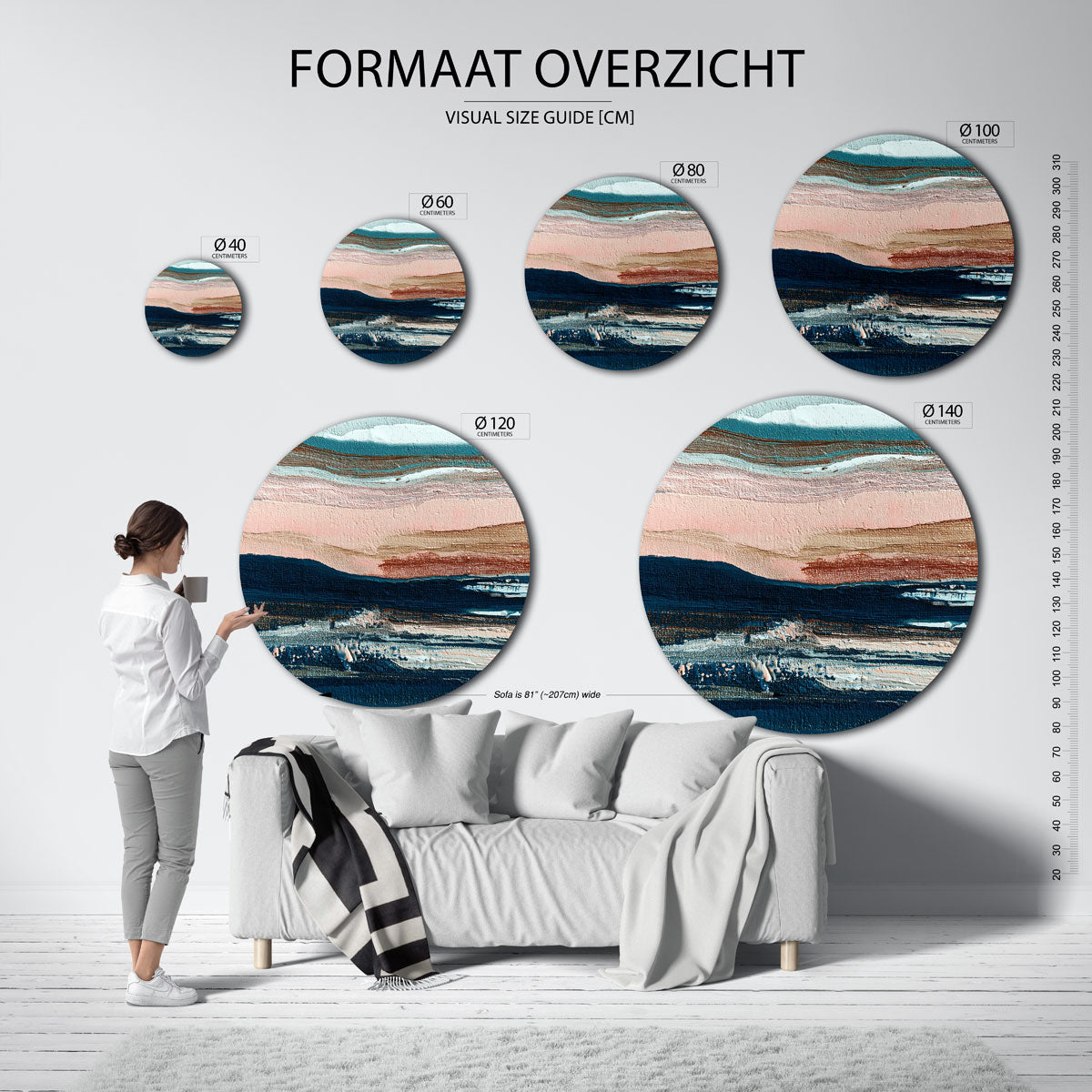 Horizontale lagen Muurcirkel