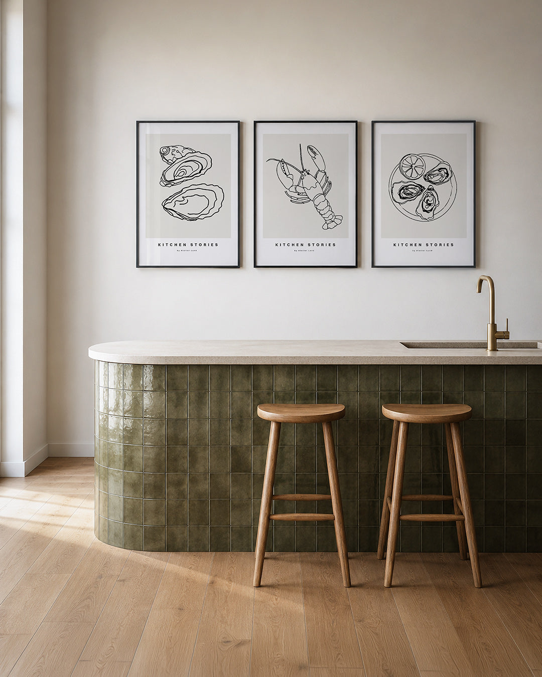 Lijnenspel en vormen Posterset