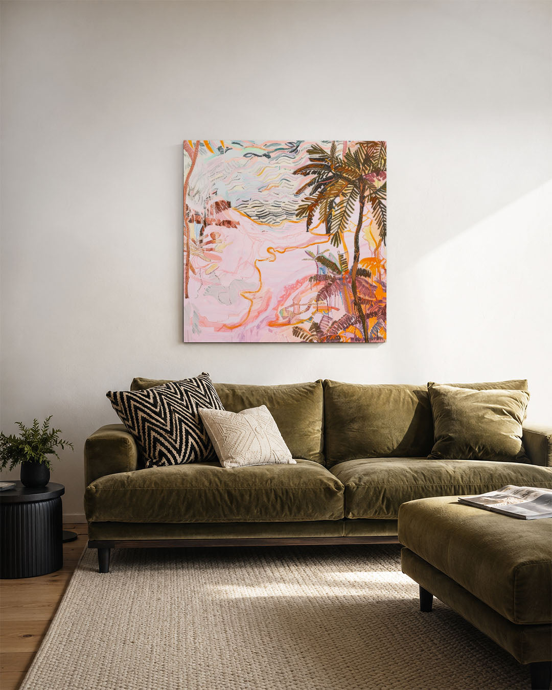 Tropische droomlandschap Kunstwerk