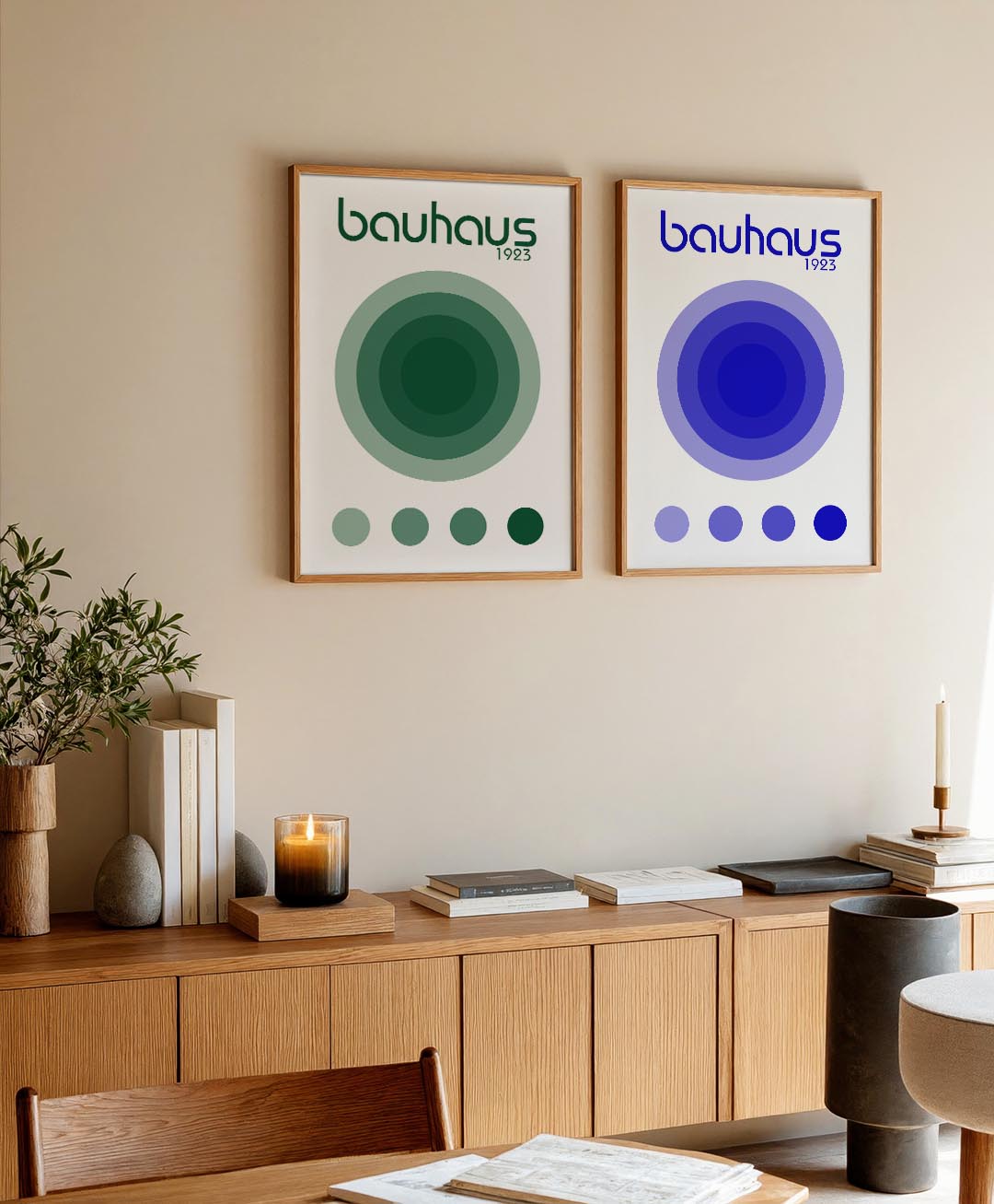 Cirkel en kleur Posterset