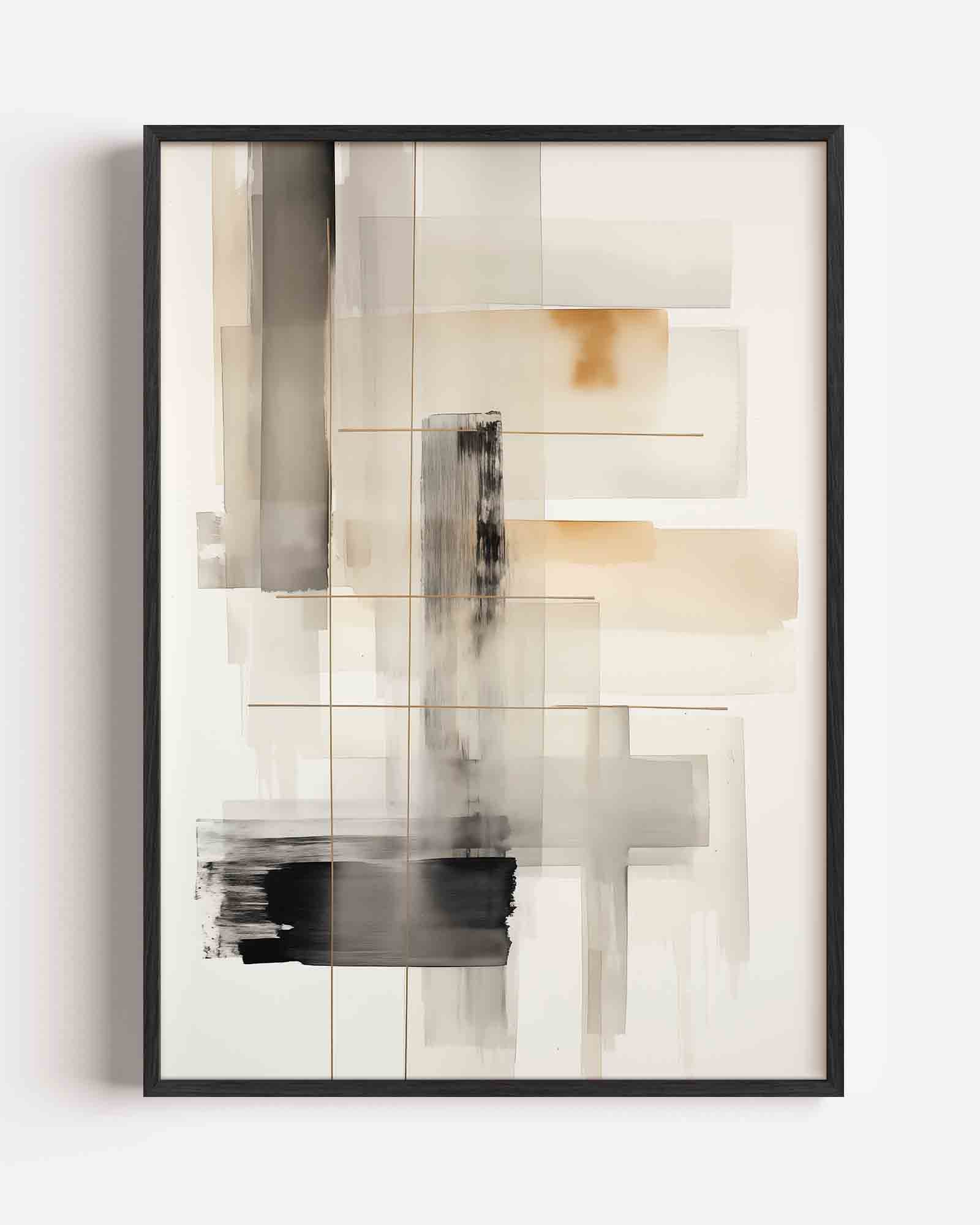 Abstracte vormen Poster
