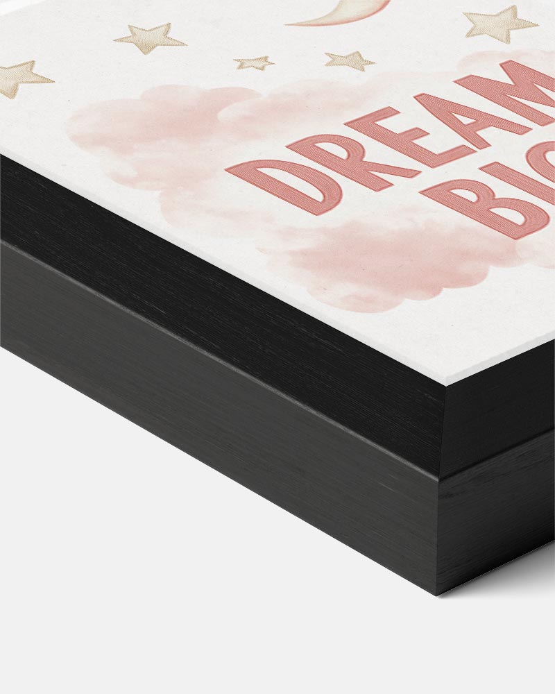 Dromerige Maan en Sterren Poster-WallArtistic