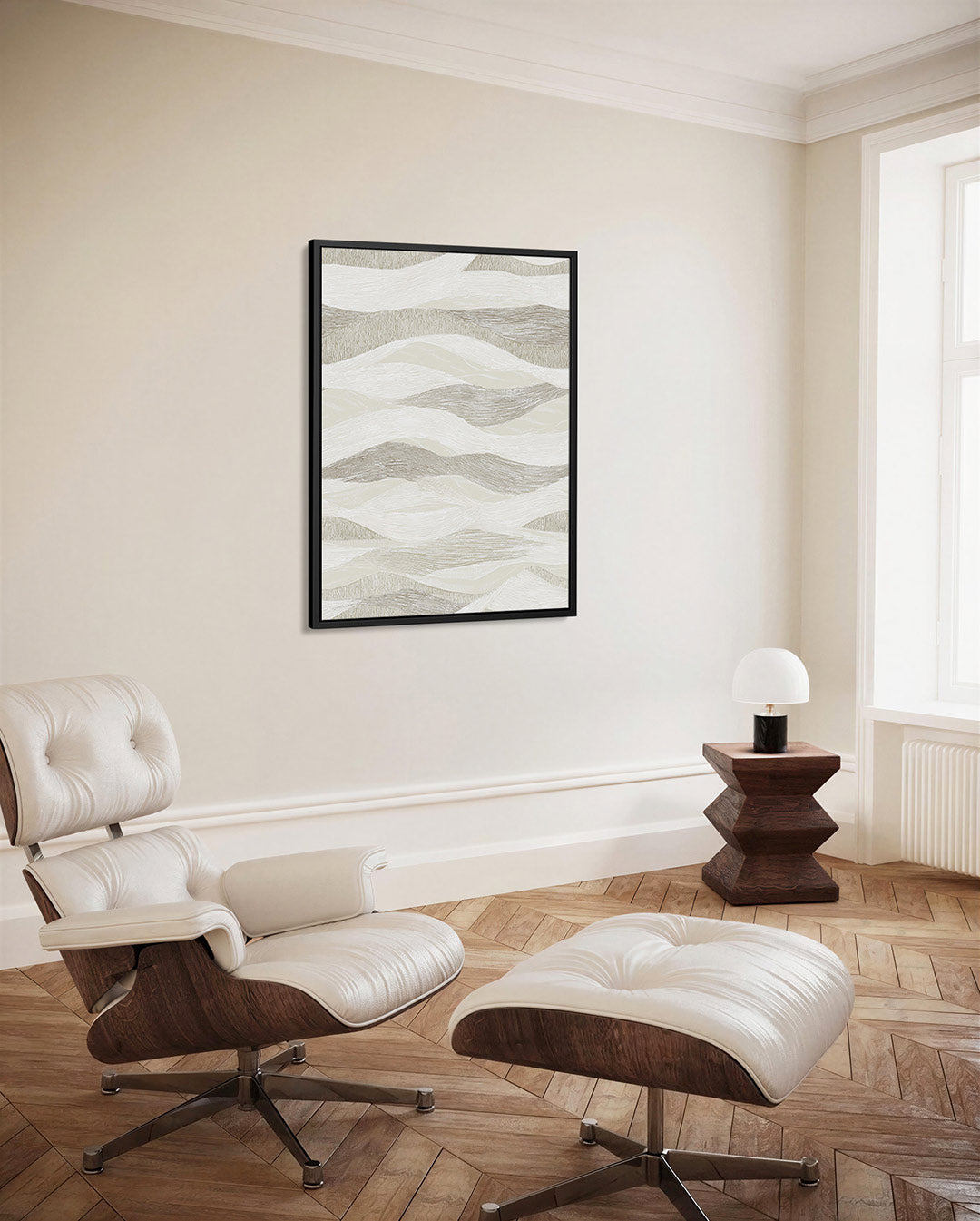 Golvende lijnen Kunstwerk