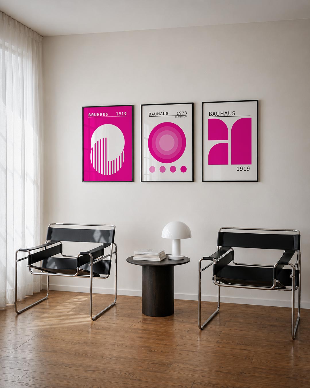 Cirkel en strepen Posterset