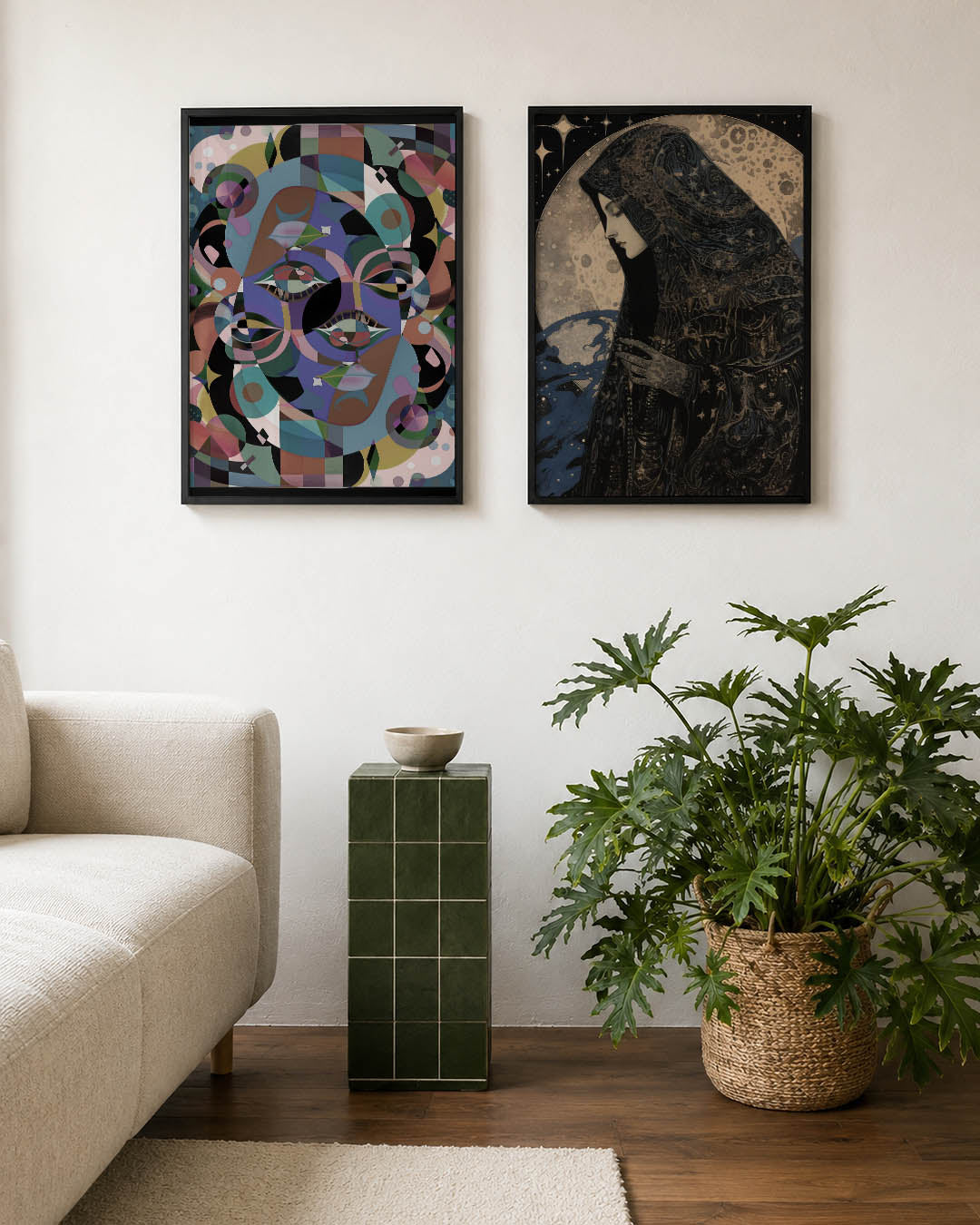 Vormenspel en kleur Posterset