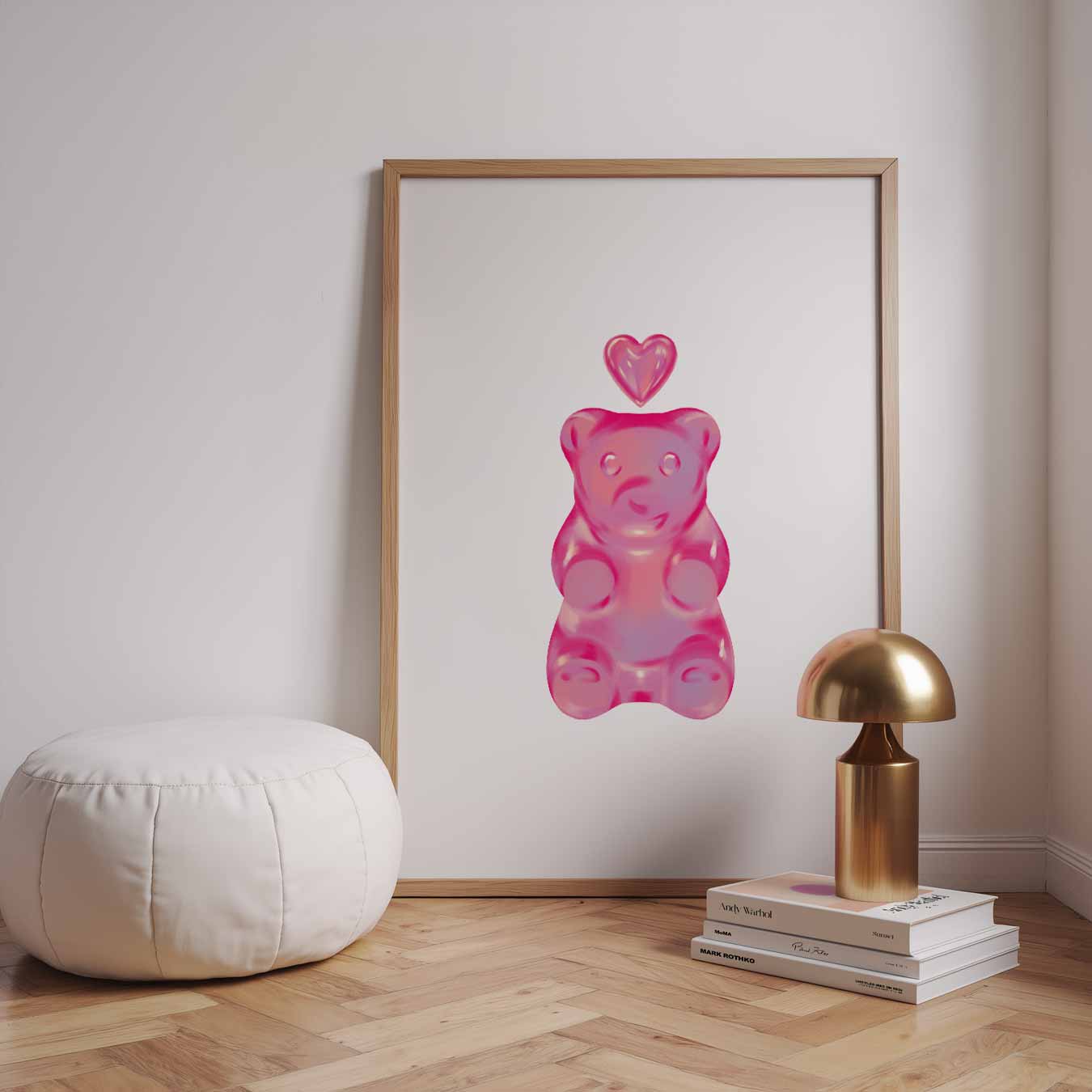 Schattige Gummybeer Poster-WallArtistic