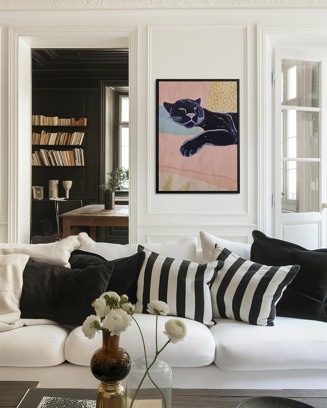 Dromerige panter Kunstwerk