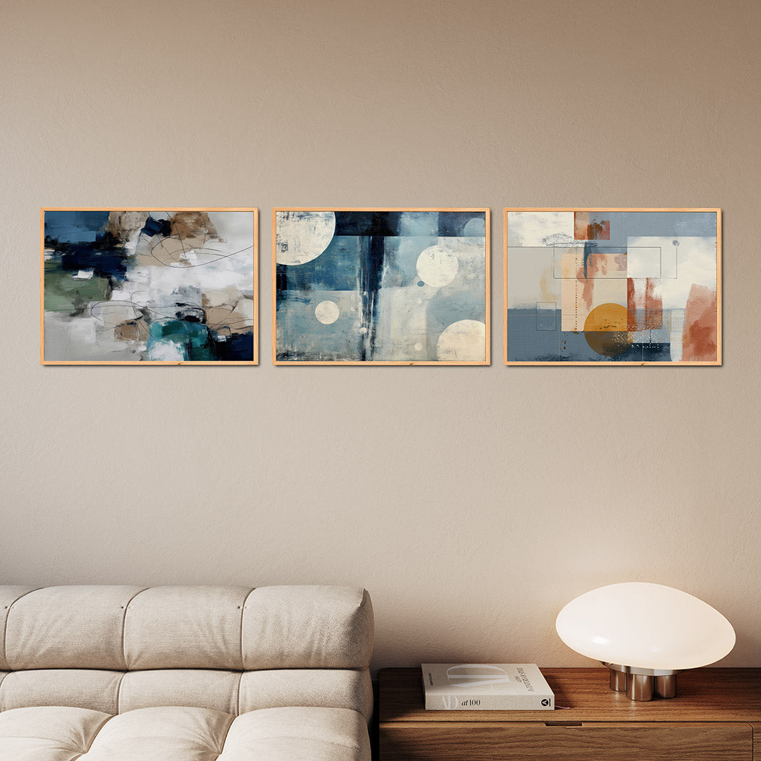 Kleur en lijnenspel Posterset