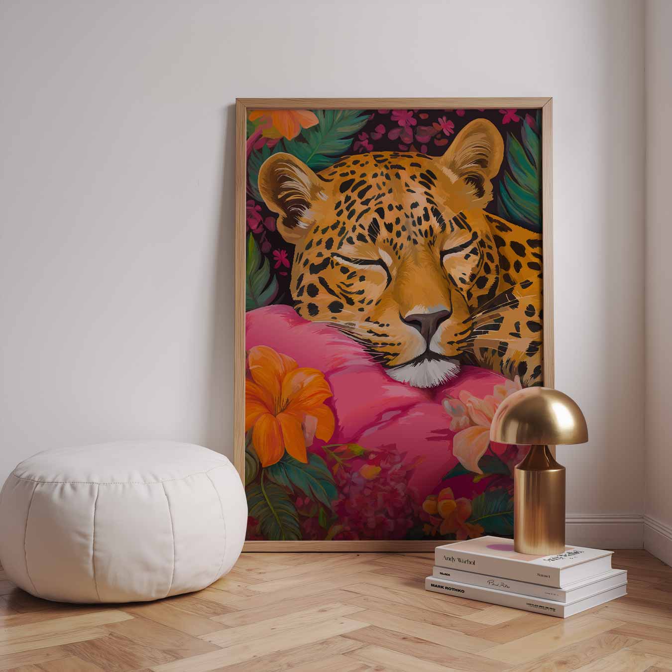 Tropische Luipaard Poster-WallArtistic