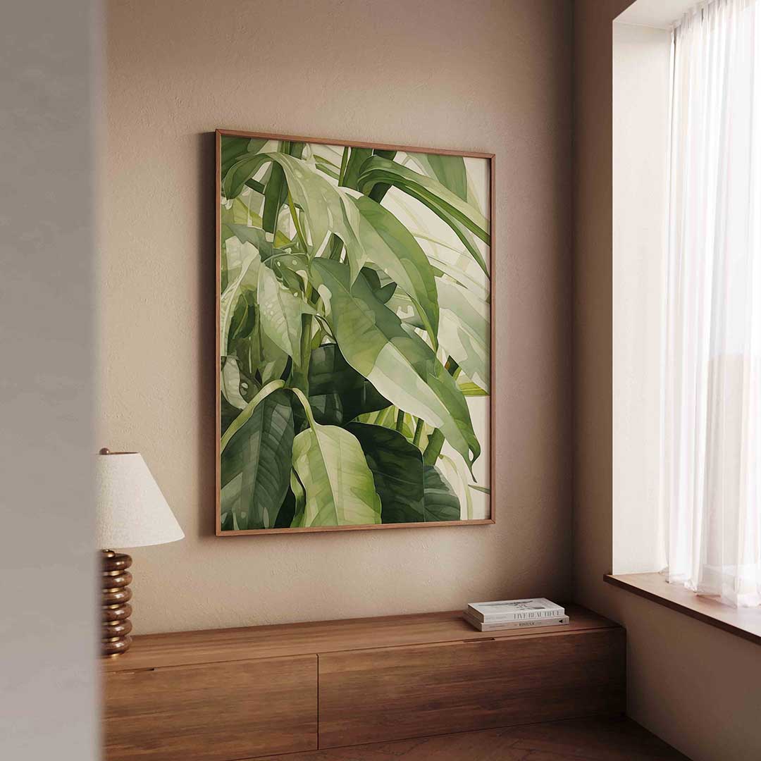 Groene bladeren Poster