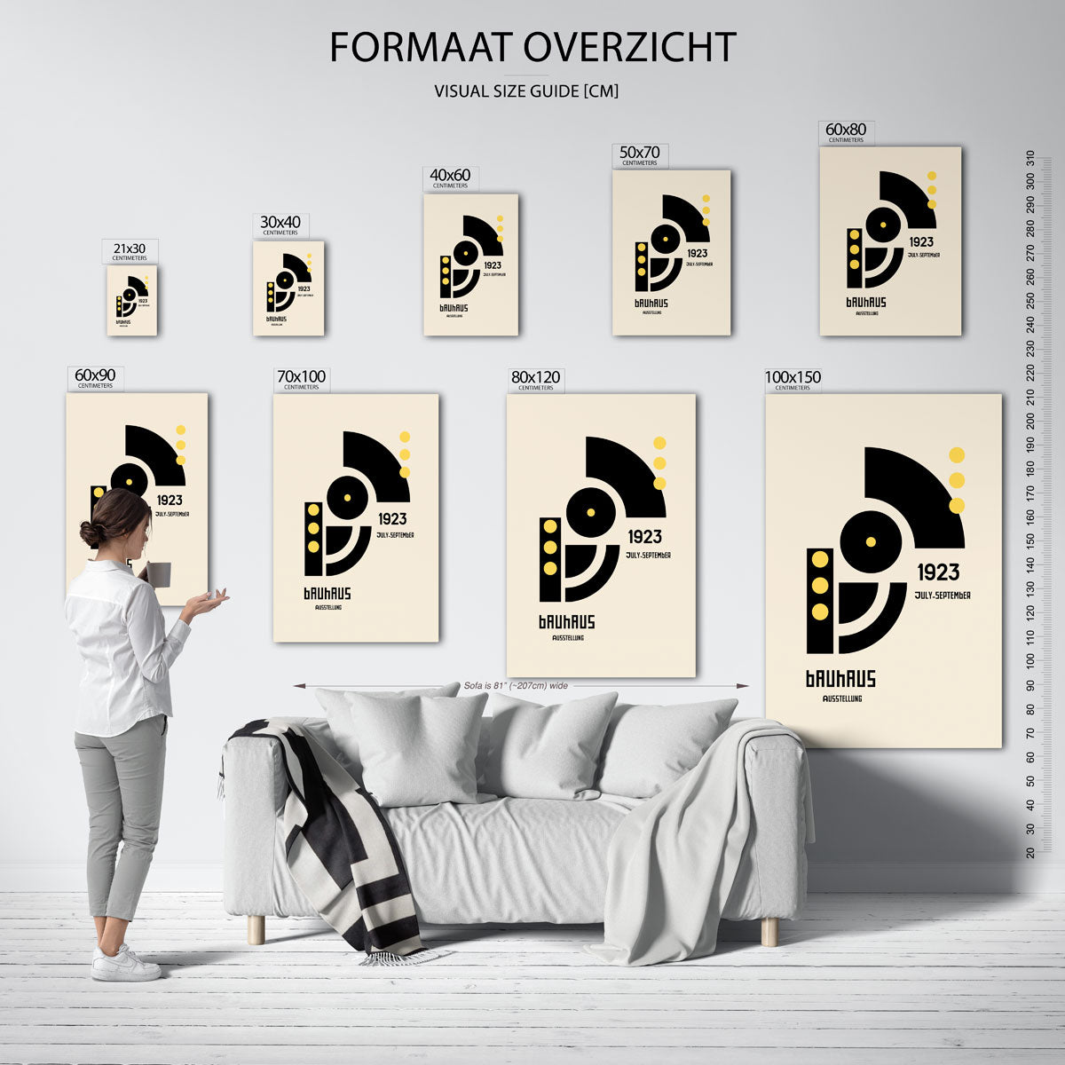 Vormen en vlakken Poster