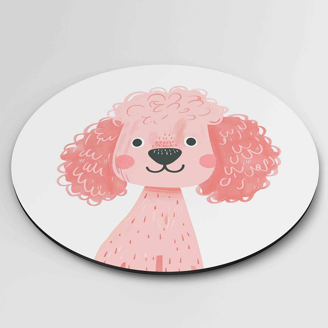 Roze hond Muurcirkel
