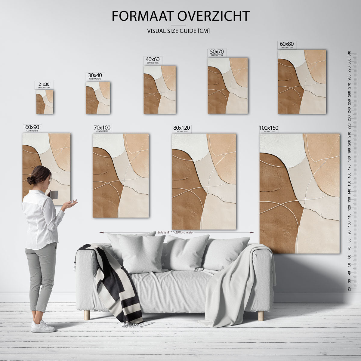 Abstracte vormen Poster